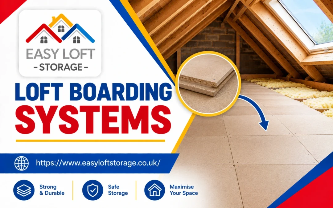 Raised loft boarding system with legs fitted above full-depth insulation in an Edinburgh loft